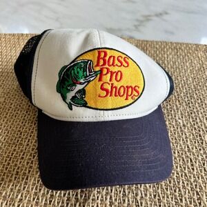 Bass Pro Shops Trucker Hat Fishing Cap Adjustable Adult Mesh Back